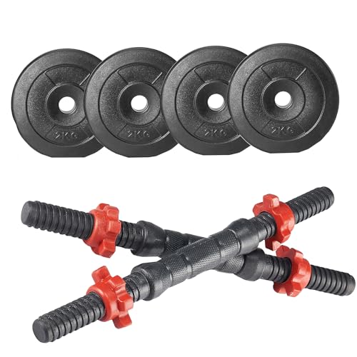 Simran sports PVC Adjustable Dumbbells Set and Fitness Kit for Men and Women Whole Body Workout (8KG SET) Black (B0CLD8NKVC) Amazon Price History, Amazon Price Tracker