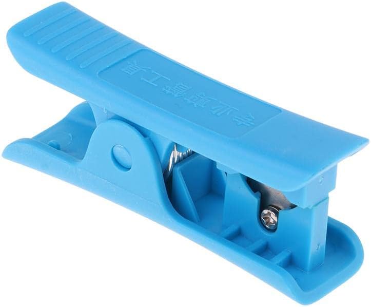 Bike Cable Cutter Tool Mini Wire Housing Cutting Tool for Clean Easy Cuts | Clamp Shape Saves Effort | ABS Plastic Bike Cable Tool for Brake Gear Cutter | Blue