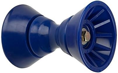 C.E. Smith 4" Bow Bell Roller Assembly - Blue TPR by CE Smith