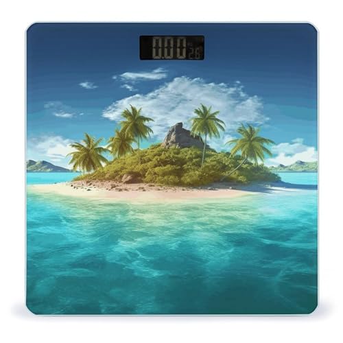 Báscula de baño digital precisa Smart Scale Tropical Island