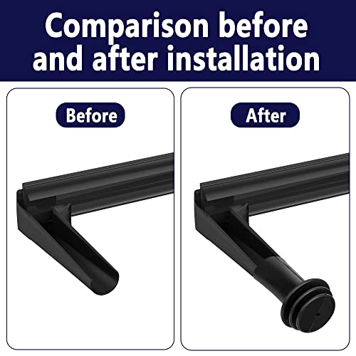 4Pcs Rv Gutter Spout Protector,Rv Cover Protective Sleeve,Rv Rain Gutter Spout Covers Protects Spout Ends From Gutter Spout Damage (4.5Cm Long) #TOP4