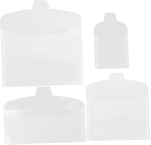 Tofficu 40 bolsas de archivos con hebilla, carpetas de plástico A5, organizador de bolsillo, carpeta A6, carpeta de documentos, bolsas de viaje