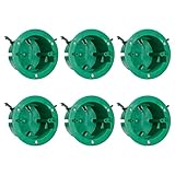 CycevSun Round Electrical Old Work Box, PVC, UL Listed, 6 Pack