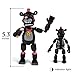 Toysvill Inspired by Five Nights at Freddys | Chocolate Collection | Freddy's Action Figures Toys (FNAF) Set of 6 pcs [Rockstar & Chocolate Freddy, Bonnie, Chica, Easter, Freddy Frostbear]