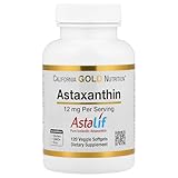 アスタキサンチン、AstaLif®（アスタリフ）純アイスランド産、12mg、植物性ソフトジェル120粒