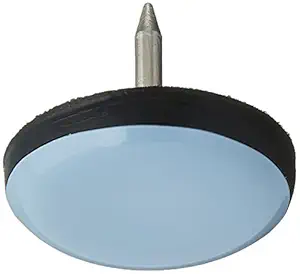 Magic Sliders 08221 22mm (7/8-Inch) Furniture Glide Round Nail On Sliding Disc 8 count