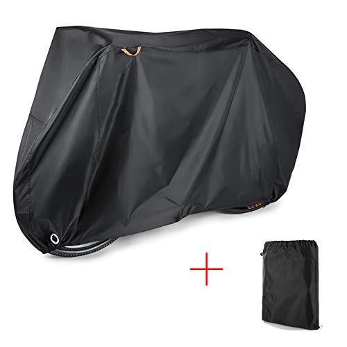 Valuetom - Funda para bicicleta (impermeable, antipolvo, resistente a la intemperie, nailon 190T, para bicicletas de montaña, bicicletas de carretera y más (199,86 x 27,94 x 43.18 cm)