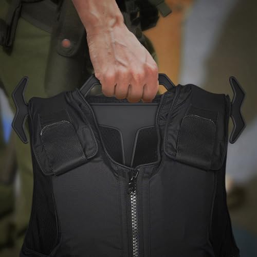 Robuster Kleiderbügel für Polizeiausrüstung, Kleiderbügel mit Hoher Tragfähigkeit, Kleiderbügel für Taktische Ausrüstung, Gewichtsweste, Tauchausrüstung (Black)