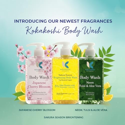 Image of Aloe Vera Body Wash & Shower Gel 300ml | Deep Cleansing & Hydrating | Removes Dirt, Oil & Body Acne | Refreshing Daily Bath Wash | Suitable for All Skin Types