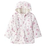 Carter's Baby Girls' Water-Resistant Midweight Anorak Windbreaker, Ditsy Floral on Cream, 18 Months