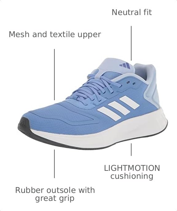 Image of adidas Women's Duramo SL 2.0 Sneaker, Blue Fusion /White /Lucid Blue, 9.5