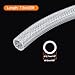 MECCANIXITY Braided Clear PVC Vinyl Tubing 1/2