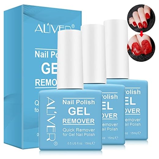 Gel Nail Polish Remover, (3pcs) Professional Remove Gel Nail Polish Within 3-6 Minutes - Quick & Easy - No Need for Foil, Soaking Or Wrapping 15ml