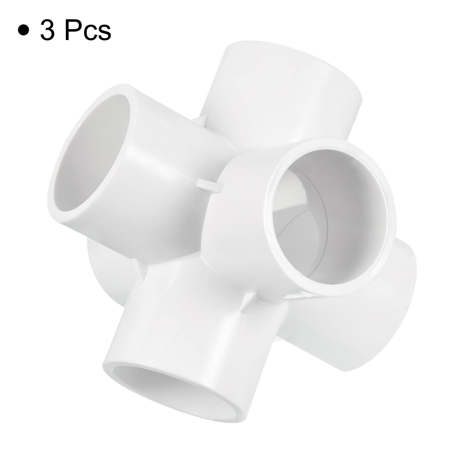 PATIKIL 3pz PVC Tubo Raccordi 1.26" Gomito Acqua Tubi Giunti Connettori