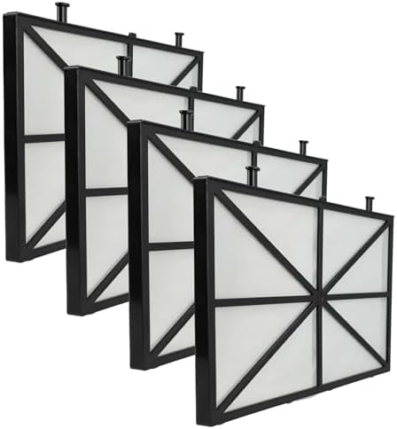 vhbw 4X Filtres Compatible avec Dolphin Supreme M5, M4 Pro aspira...