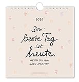 Postkartenkalender 2026 Der beste Tag: Postkartenkalender