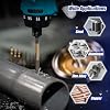 JEFE HEX 1/4-20 UNC Hex Shank Taps for Metal | MRO & Industrial Use | Quick-Change | Impact Driver (5pcs)