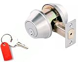 Door Dead Bolts : Double Cylinder Keyed : Commercial Grade 2 : Restricted High Security Key Lock : K