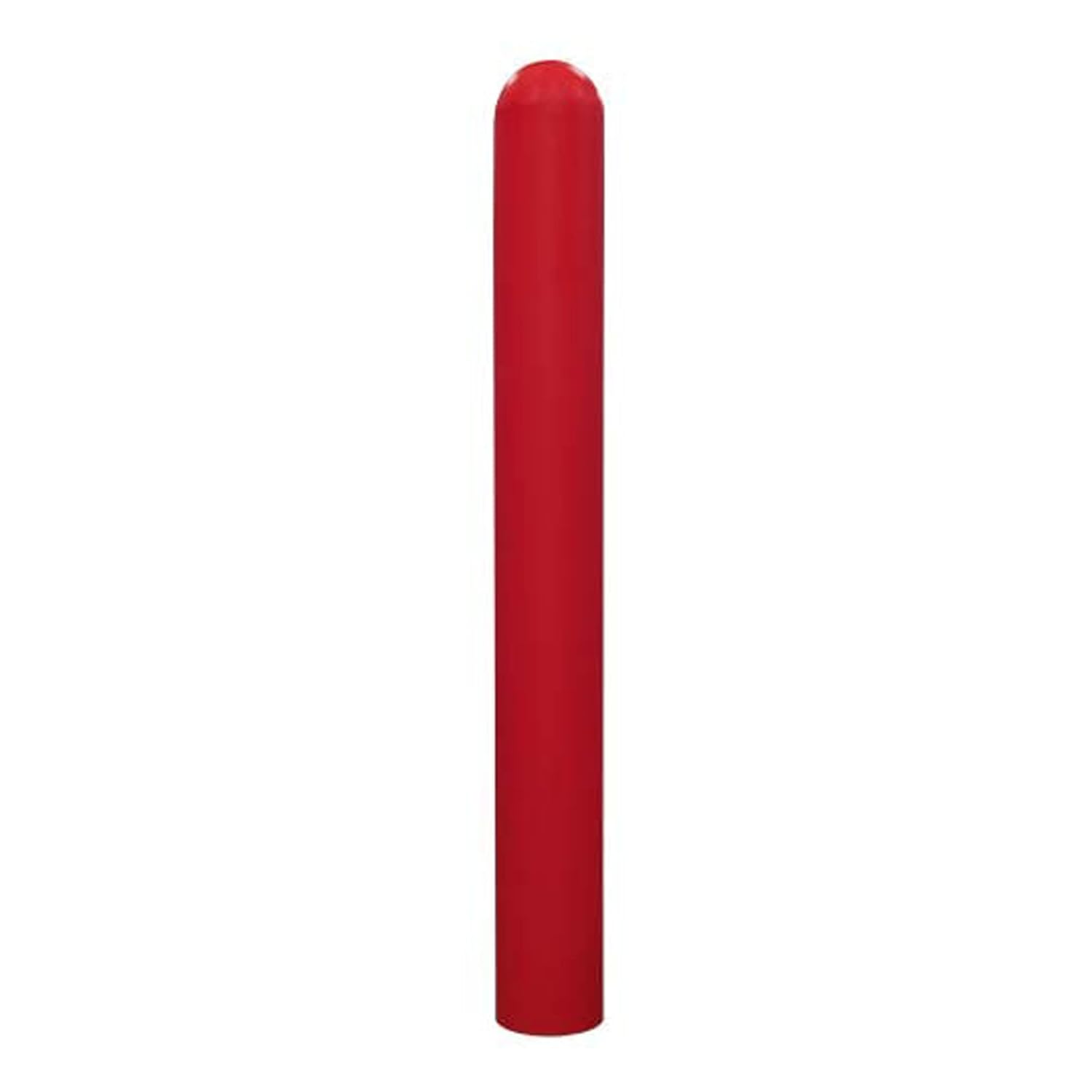 Ideal Shield 1/8" Red Safety Bollard Cover 4" x 60". Installation Tape Included with Dome Top Bollard Post Sleeve