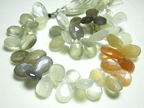 Pierre de lune multi LKBEADS briolette AAA pour éviter les gemmes ternes - 3