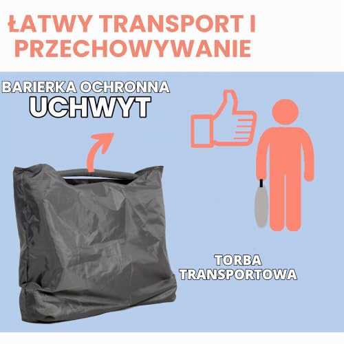 Bambisol Wózek dziecięcy Double Side | Idealny dla bliźniaków od urodzenia z ultrakompaktowym składaniem | Kolor czarny i szary