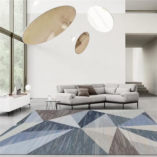 Tapis de cuisine antidérapant grand format bleu 50x150 cm - 2