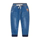 Mud Kingdom fleece-kleinkind-jeans-kleinkind-dinosaurier-2t 3t (36-38 ins./29-32 lbs.) blau