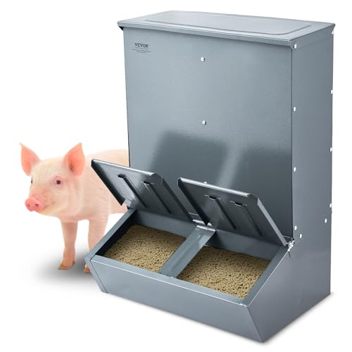 VEVOR 3.7 Bushel Double Door Feeder