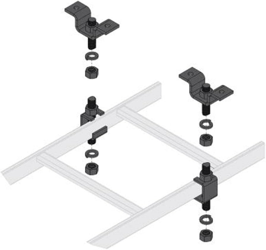 Amazon.com: CL Series Slotted Ladder Support Hardware with Ceiling Hang ...