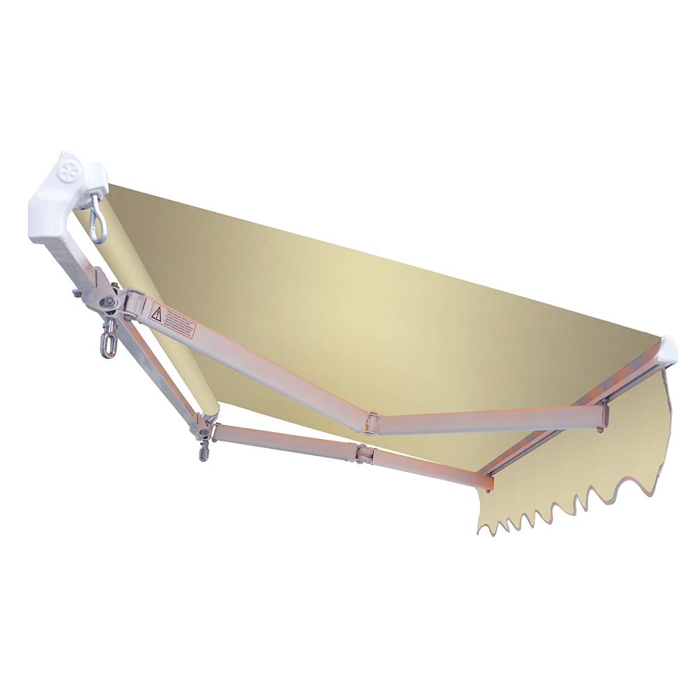 VERDELOOK Tenda da Sole Panarea avvolgibile, larghezza 3 m e sporgenza reclinabile fino a 2 m, beige