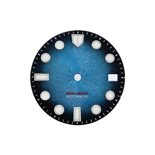 1pc �_�C���� 28.5 �~�����[�g��ῂ��������z�Ȃ��ڐ���u���[������v�A�N�Z�T���[ NH35 NH36 ���[�u�����g SKX007(Lake blue,No tick mark)