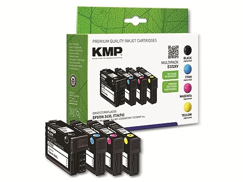 Cartouche d'encre KMP E222XV 4 pièce(s) pour imprimer les dossiers de l'école