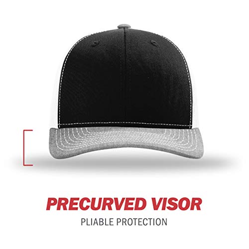 Image of Richardson 112P Patterned Snapback Trucker Hat - Custom Leather Patch Hat | No Minimals | Volume Tiered Pricing
