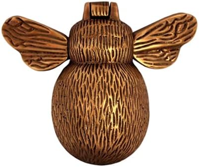 Shristy Hardware "Bee" Brass Door Knocker for Door Front - Exterior for Home Brass Door Knocker - (Pack of 1 Antique Copper Finish)