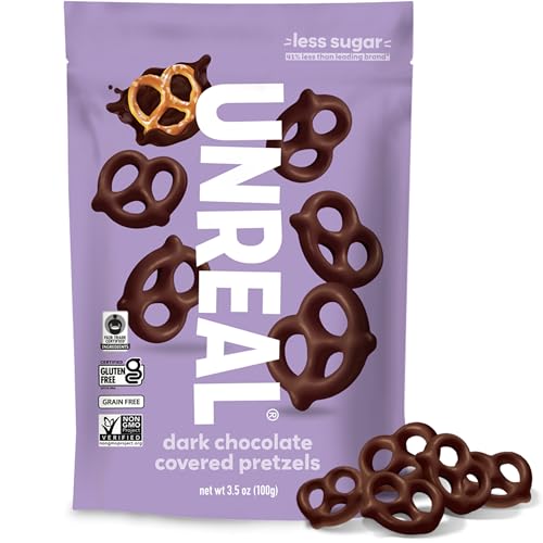 Unreal Pretzels Dark Chocolate, 3.5 oz