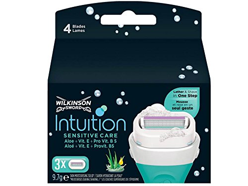Wilkinson Sword by Schick, Intuition Naturals Sensitive Care Razor Refill Cartridges, 3-Count Wilkinson Sword by Schick, Intuition Naturals Sensitive Care Razor Refill Cartridges, 3-Count