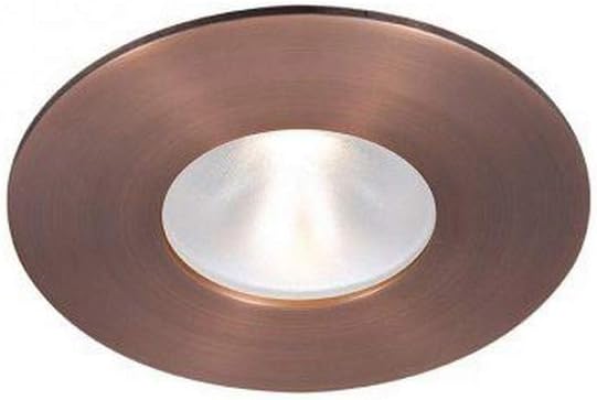 WAC Lighting HR2LD-ET109PS840CB Tesla PRO 2" LED Energy Star Round Trim Glass Lens with Light Engine 4000K Spot Beam, Copper Bronze