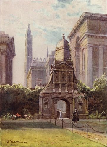 Tableau peinture sur toile la porte du Collège Honoraius par William Matthison 60x90cm