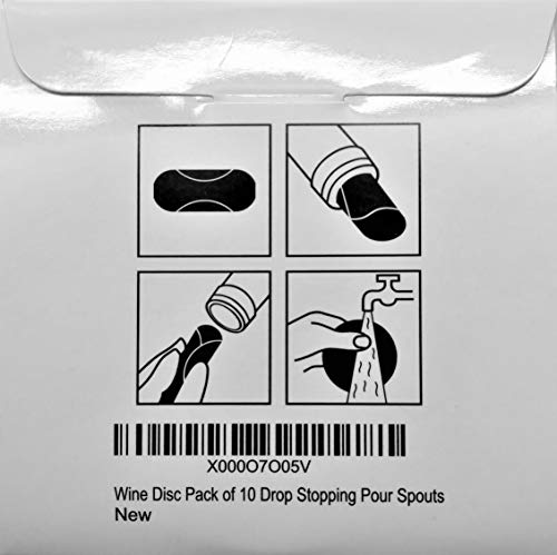 The Original Wine Disc - Drop Stopping Pour Spout (10) #TOP2