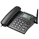 Bisofice DDK995+ Dual-SIM Festnetztelefon, unterstützt GSM850/900/1800/1900 MHz, 2G-Signal, Schwarz, 2 Zoll LCD-Display, 24 Stunden Sprechzeit, für Senioren, Zuhause, Büro, Hotel