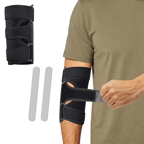 Kuugeo Coudiere Tendinite, 1 pièce Coudiere Epicondylite, Coudiere, Attelle Coude, pour Soulage la Douleur, Tennis, Golf, Sport, Appliquer à Tendinite, Coude de Tennis, Adapté Bras Gauche et Droit