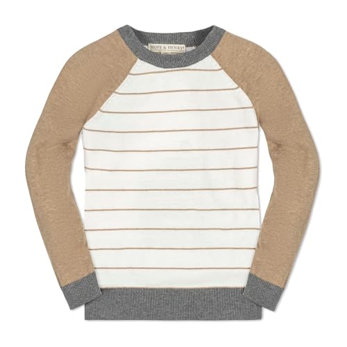 Image of Hope & Henry Boys' Long Sleeve Crew Neck Pullover Sweater