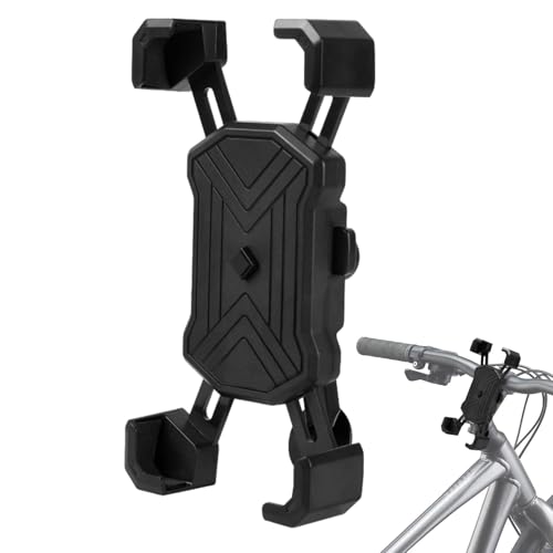 Soporte de teléfono de ciclo, soporte para teléfono celular del manillar de motocicleta - Soporte de soporte de montaje rotativo del soporte,Accesorios telefónicos con botones reservados y puerto de c