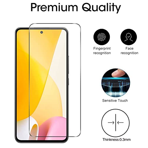 Compatible Xiaomi 12 Lite 5G Coque Résistante avec béquille et 2 Films protections écran en verre trempé [Novago] - vue 6