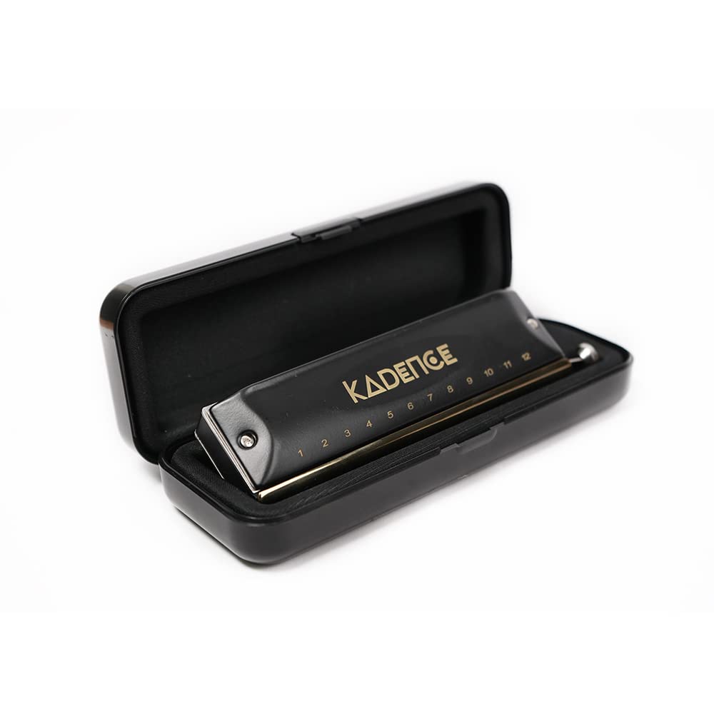 Kadence Chromatic Harmonica Key of C, 12 Holes 48 Tones Chromatic Mouth