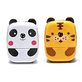 Dessin animé Animaux Taille-Crayon Kawaii Papeterie Cutter Manuel Cadeau Enfants manivelle Outil à Main Taille-Crayon Fournitures Panda Stylo