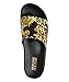 VERSACE JEANS COUTURE Men Logo Couture Slides Black - Multicolor 8 US