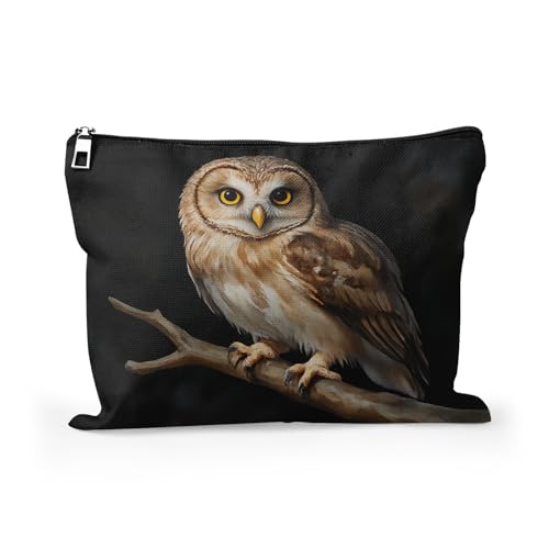 Majestic Perched Owl
