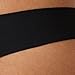 Iris & Lilly Calzoncillo Tanga de Microfibra Mujer, Pack de 5, Negro...