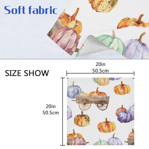Servilletas de Tela Multicolor de 20 x 20 pulgadas Pack 6 miniatura 6